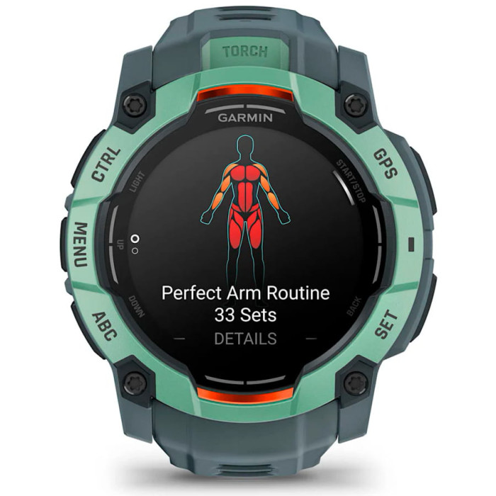 Смарт-годинник Garmin Instinct 3 50mm AMOLED Neotropic with Twilight Band