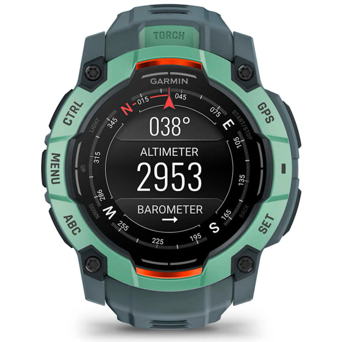 Смарт-годинник Garmin Instinct 3 50mm AMOLED Neotropic with Twilight Band