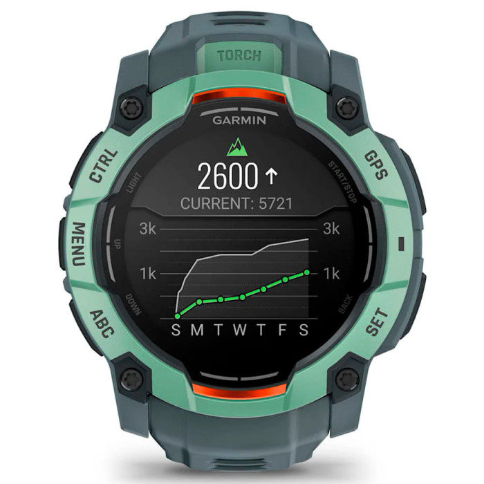 Смарт-годинник Garmin Instinct 3 50mm AMOLED Neotropic with Twilight Band