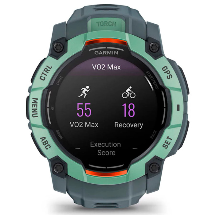 Смарт-годинник Garmin Instinct 3 50mm AMOLED Neotropic with Twilight Band