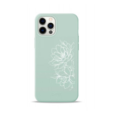 Чохол для iPhone 12 Pro Max - Pump Silicone Minimalistic, Floral