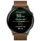 Смарт-годинник Garmin Venu 4 45mm Slate with Black Silicone Band with Brown Leather Band