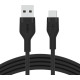 Кабель USB to USB-C - Belkin, Silicone 15W 1m, Black