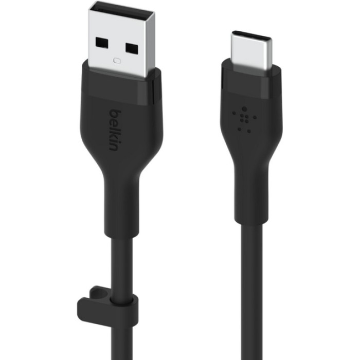 Кабель USB to USB-C - Belkin, Silicone 15W 1m, Black