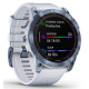 Смарт-годинник Garmin Fenix 7X Sapphire Solar Mineral Blue DLC Titanium with Whitestone Band