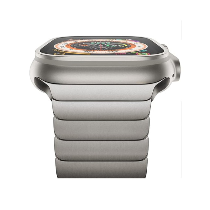 Ремінець для Apple Watch - 42/44/45/46/49mm, Stainless Steel Link Band, Gray