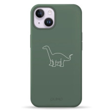 Чохол для iPhone 14 - Pump Silicone Minimalistic MagSafe, Dino
