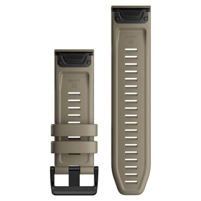 Ремінець для годинника Garmin - QuickFit 26mm, Silicone Band, Dark Sandstone