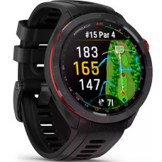 Смарт-годинник Garmin Approach S70 47mm Black Ceramic Bezel w. Black Silicone Band
