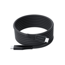 Кабель USB-C to USB-C - Choetech, Magnet PD3.1 240W 1.8m, Black