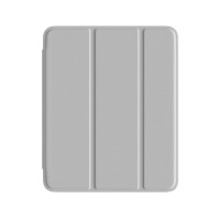 Чохол для iPad Air 13 (2024) - Comma Joy PU with Pen Holed Series, Grey