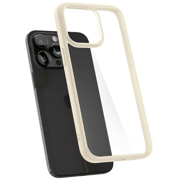Чохол для iPhone 15 Pro Max - Spigen Ultra Hybrid, Mute Beige