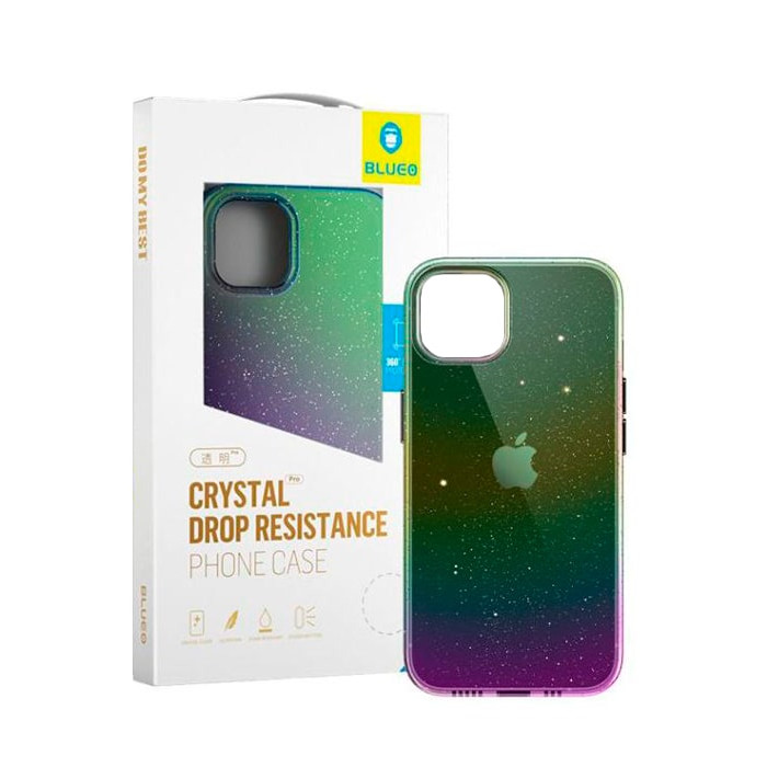 Чохол для iPhone 13 Pro - Blueo Crystal Drop Resistance, Dark Nebula