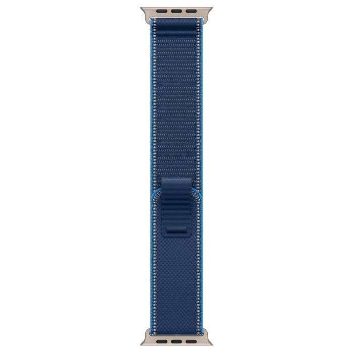 Apple Watch Ultra 3 Natural Titanium, Blue/Bright Blue Trail Loop, (S/M), LTE