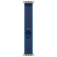 Apple Watch Ultra 3 Natural Titanium, Blue/Bright Blue Trail Loop, (S/M), LTE