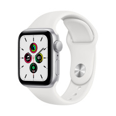Apple Watch SE (1Gen) 44mm Silver, White Sport Band Як новий