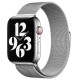 Ремінець для Apple Watch - 38/40/41mm, Wiwu Milano Stainless Steel, Silver