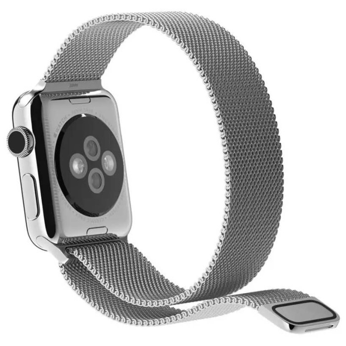 Ремінець для Apple Watch - 38/40/41mm, Wiwu Milano Stainless Steel, Silver