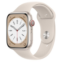 Apple Watch S8 41mm Starlight, Starlight Sport Band (S/M), LTE