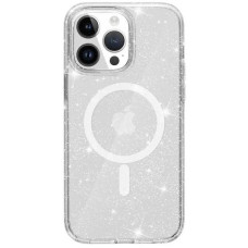 Чохол для iPhone 15 Pro Max - Blueo Crystal Drop Resistance MagSafe, Glitter Transparent