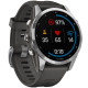 Смарт-годинник Garmin Fenix 7S Silver with Graphite Band