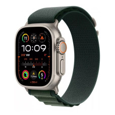 Apple Watch Ultra 2 2024 Natural Titanium, Dark Green Alpine Loop (L), LTE