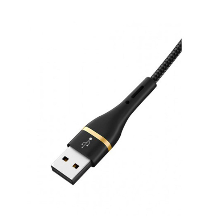 Кабель USB/USB-C to Lightning - Wiwu, Elite Cable Black