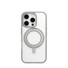Чохол для iPhone 16 Pro Max - Blueo Frosted Rotatable Stand MagSafe, Grey