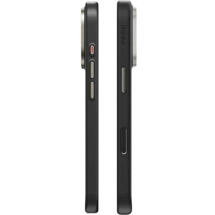 Чохол для iPhone 17 Pro / 18 Pro - Benks Armor Pro Kevlar Armor Grid MagSafe, Black