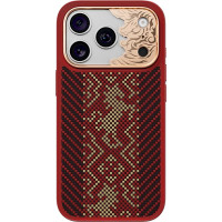 Чохол для iPhone 17 Pro / 18 Pro - Benks Armor Pro Kevlar Knight MagSafe, Red