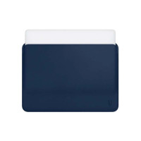 Чохол-конверт для Macbook 15 - WIWU Skin Pro PU Leather Sleeve, Navy Blue