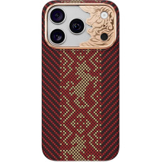 Чохол для iPhone 17 Pro Max / 18 Pro Max - Benks Armor Air Kevlar Knight MagSafe, Red