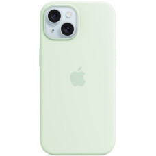 Чохол для iPhone 15 - Silicone MagSafe, Soft Mint (HC)