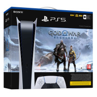 Sony PlayStation 5 Digital Edition + God of War: Ragnarök