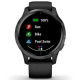 Смарт-годинник Garmin Venu Silver Stainless Steel Bezel w. Granite Blue Silicone Band
