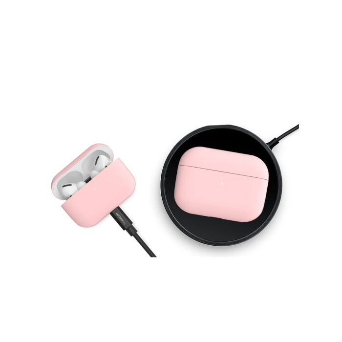 Чохол для Apple AirPods Pro - AmazingThing Drop Proof Bullet, Pink Sand