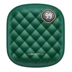 Додатковий аккумулятор Wekome 10000mAh Herze Power Bank and Hand Warmer Green