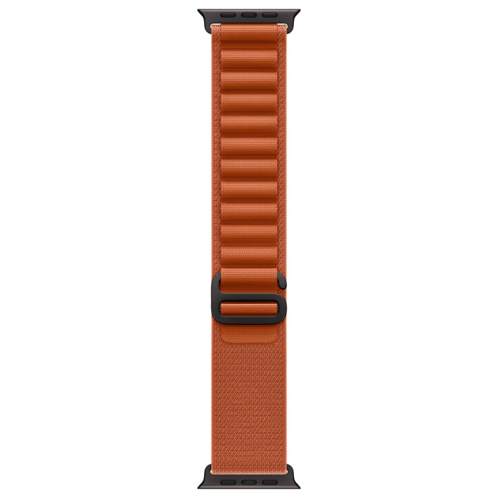 Apple Watch Ultra 3 Black Titanium, Terra Cotta Alpine Loop, (Large), LTE