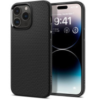 Чохол для iPhone 14 Pro - Spigen Liquid Air, Matte Black