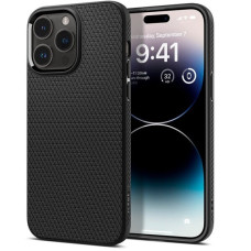 Чохол для iPhone 14 Pro - Spigen Liquid Air, Matte Black