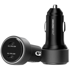 АЗП AmazingThing Speed Pro PD 66W/ PPS 33W 2 Port Car Charger Black