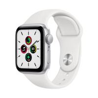 Apple Watch SE (1Gen) 40mm Silver, White Sport Band Як новий