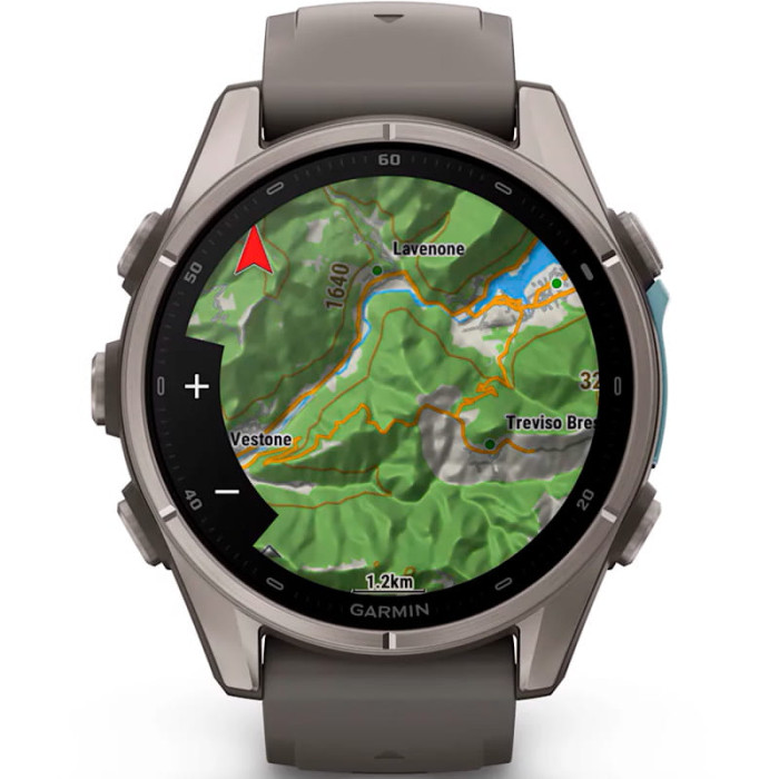 Смарт-годинник Garmin Fenix 9 51mm AMOLED Carbon Gray DLC Titanium w. Black Silicone Band, Як Новий