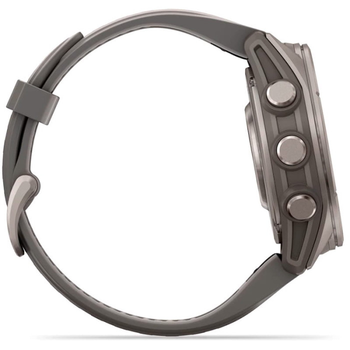Смарт-годинник Garmin Fenix 9 51mm AMOLED Carbon Gray DLC Titanium w. Black Silicone Band, Як Новий