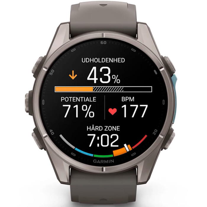 Смарт-годинник Garmin Fenix 9 51mm AMOLED Carbon Gray DLC Titanium w. Black Silicone Band, Як Новий