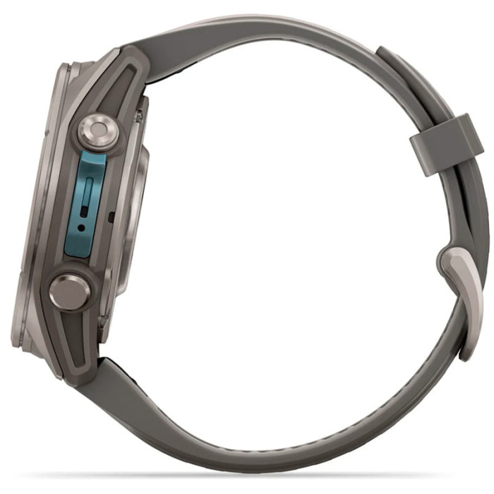 Смарт-годинник Garmin Fenix 9 51mm AMOLED Carbon Gray DLC Titanium w. Black Silicone Band, Як Новий