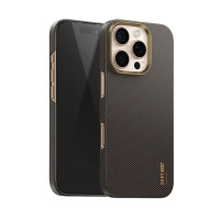 Чохол для iPhone 16 Pro - Blueo Plain Weave Air Aramid Fiber (600D) MagSafe, Gold
