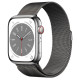 Apple Watch S8 45mm Graphite Stainless Steel, Graphite Milanese Loop (LTE)