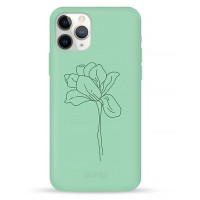 Чохол для iPhone 11 Pro Max - Pump Silicone Minimalistic Case, Bloom Flower