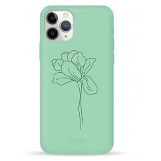 Чохол для iPhone 11 Pro Max - Pump Silicone Minimalistic Case, Bloom Flower
